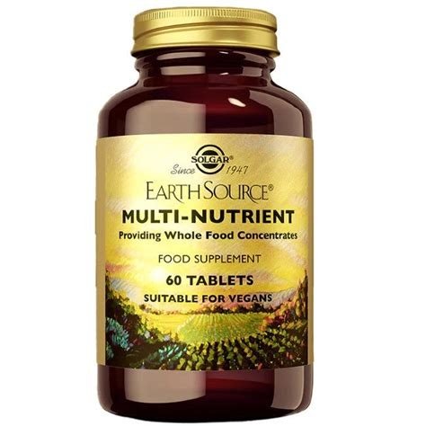 EARTH SOURCE MULTI NUTRIENTE 60 TABLETAS SOLGAR