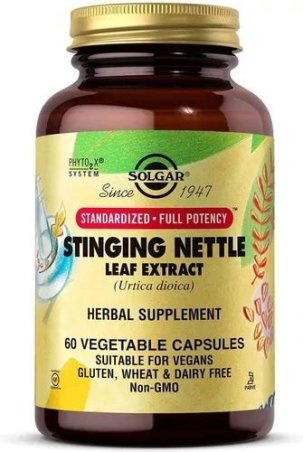 S.P.F. ORTIGA HOJA 60 CAPSULAS VEGETALES SOLGAR