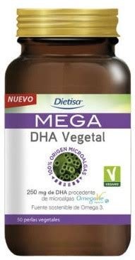 MEGA DHA VEGETAL 50 PERLAS DIETISA