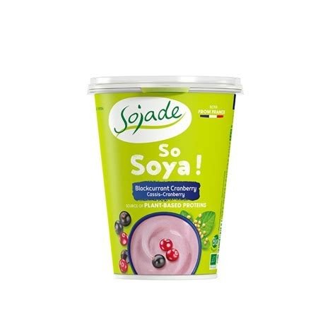 YOGUR FRAMBUESA Y MARACUYA SOJADE 400GR