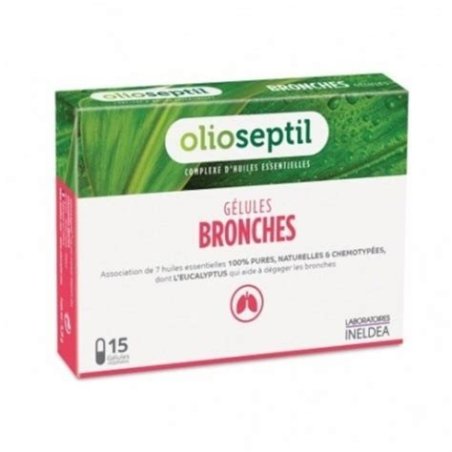 OLIOSEPTIL BRONQUIOS 15 CAPSULAS INELDEA