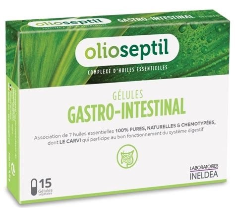 OLIOSEPTIL GASTRO INTESTINAL 15 CAPSULAS INELDEA