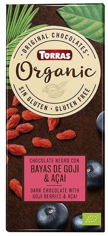CHOCOLATE BAYAS GOJI Y ACAI TORRAS