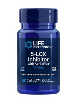 5-LOX INHIBITOR CON APRESFLEX 100 MG LIFE EXTENSION 60 CAPSULAS