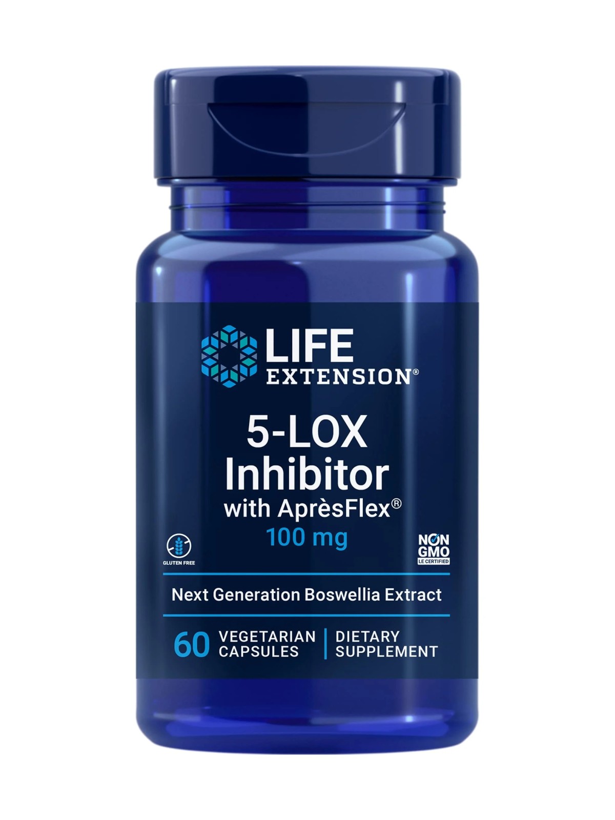 5-LOX INHIBITOR CON APRESFLEX 100 MG LIFE EXTENSION 60 CAPSULAS
