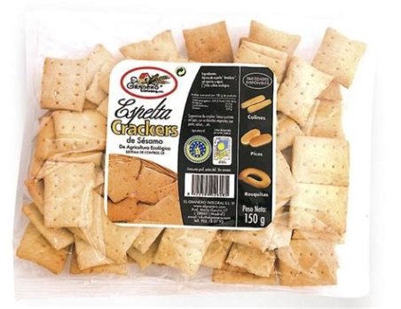 CRACKERS ESPELTA CON SESAMO BIO 150G GRANERO