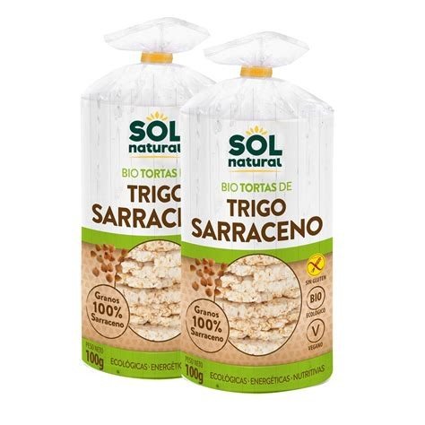 TORTITA TRIGO SARRACENO 100 % SOL NATURAL
