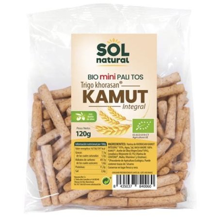 PALITOS KAMUT SOL NATURAL 120 G