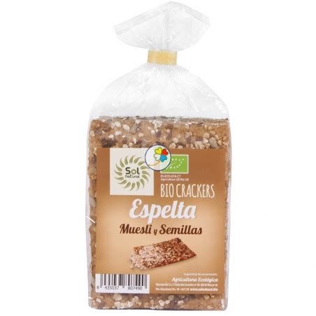 BIO CRACKER ESPELTA SOL NATURAL 200GR