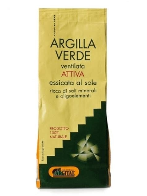 ARCILLA VERDE ACTIVADA INTERNA 500 GR ARGITAL