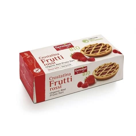 TARTALETA DE FRUTOS ROJOS SIN GLUTEN 200GR GERMINAL