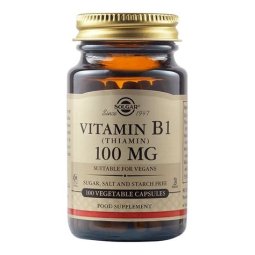 VITAMINA B1 100MG 100 CAPSULAS SOLGAR