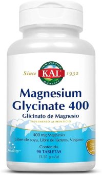 GLICINATO DE MAGNESIO 400MG KAL
