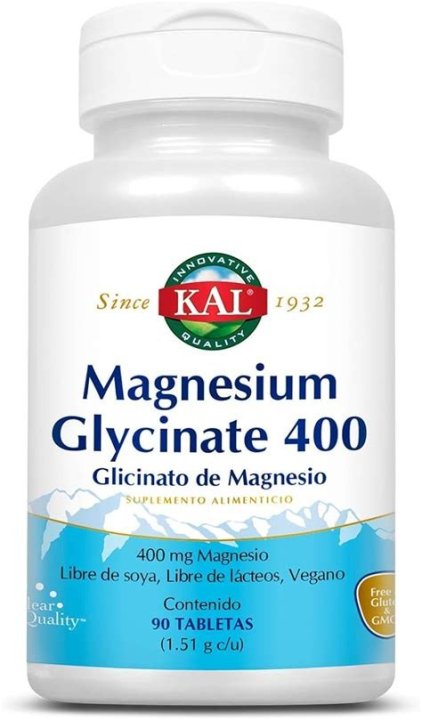 GLICINATO DE MAGNESIO 400MG KAL