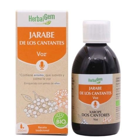 JARABE DE LOS CANTANTES HERBALGEM 250 ML