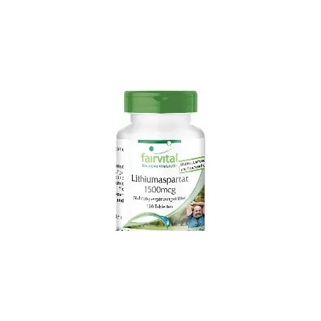 ASPARTATO DE LITIO 1500MCG180 TABLETAS FAIRVITAL