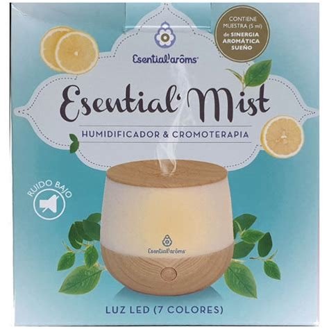 ESENTIAL MIST HUMIDIFICADOR Y CROMOTERAPIA-ESENTIAL AROMS