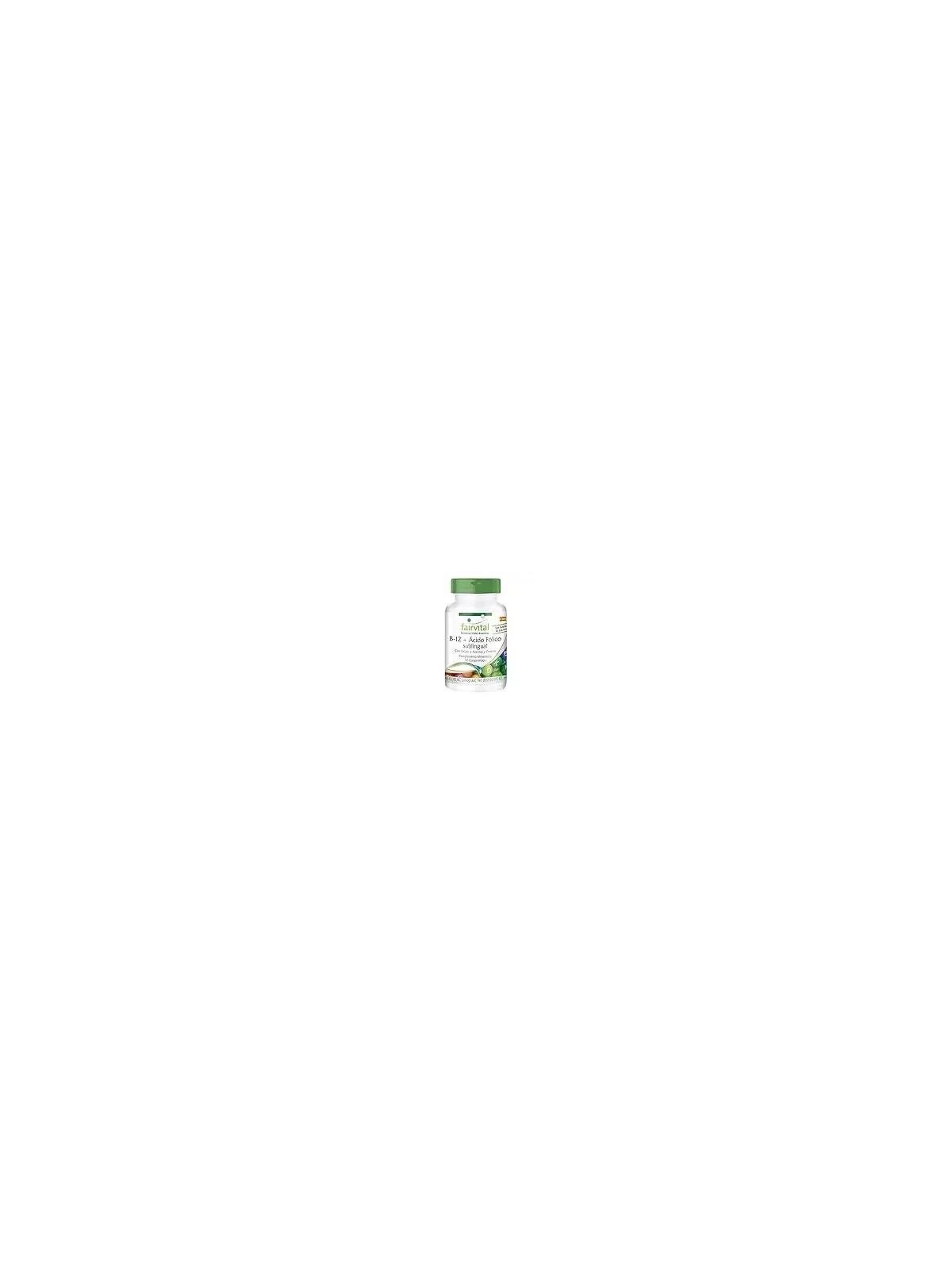 B12 Y ACIDO FOLICO SABOR ACEROLA 60 CAPSULAS FAIRVITAL
