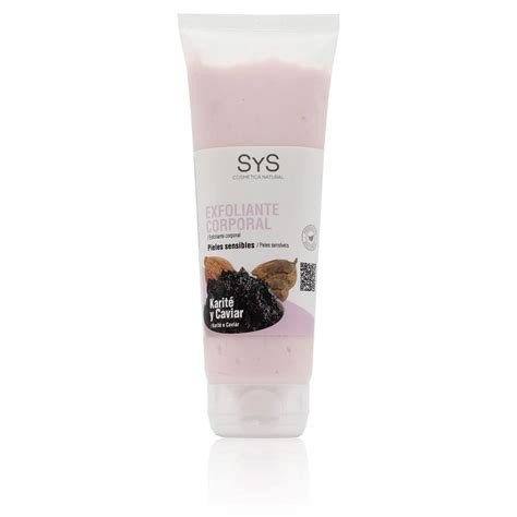 EXFOLIANTE CORPORAL PIELES SENSIBLES KARITE,CAVIAR 250ML - SYS