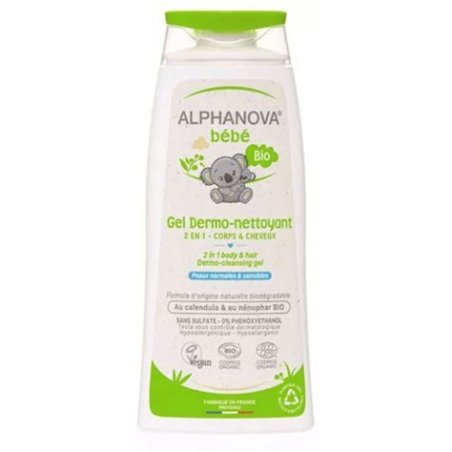 GEL DERMOLIMPIADOR ALPHANOVA BEBE 200 ML