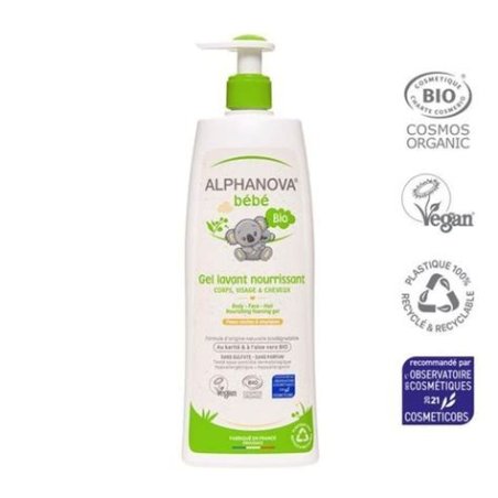 GEL DERMOLIMPIADOR 500 ML ALPHANOVA BEBE