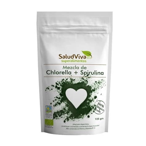 CHLORELLA + SPIRULINA 125 GR SALUDVIVA