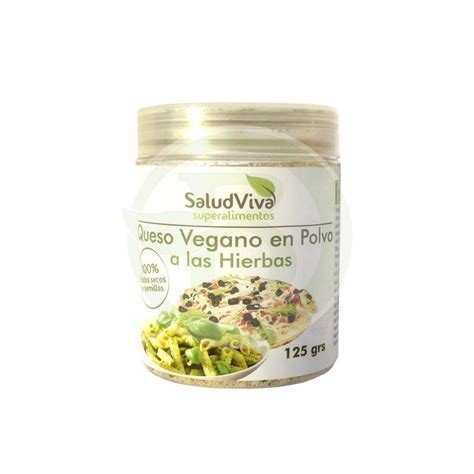 QUESO VEGANO EN POLVO A LAS HIERBAS SALUDVIVA