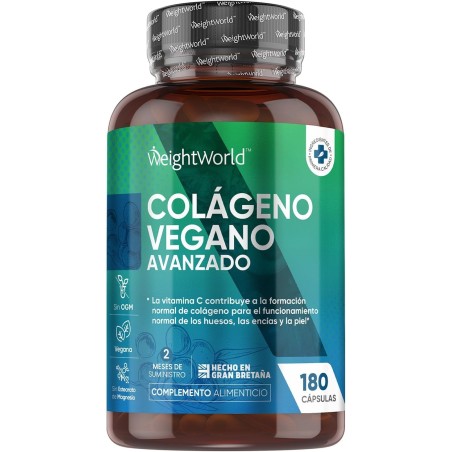 COLAGENO VEGANO ADVANCED 180 CAPSULAS WEIGHTWORLD