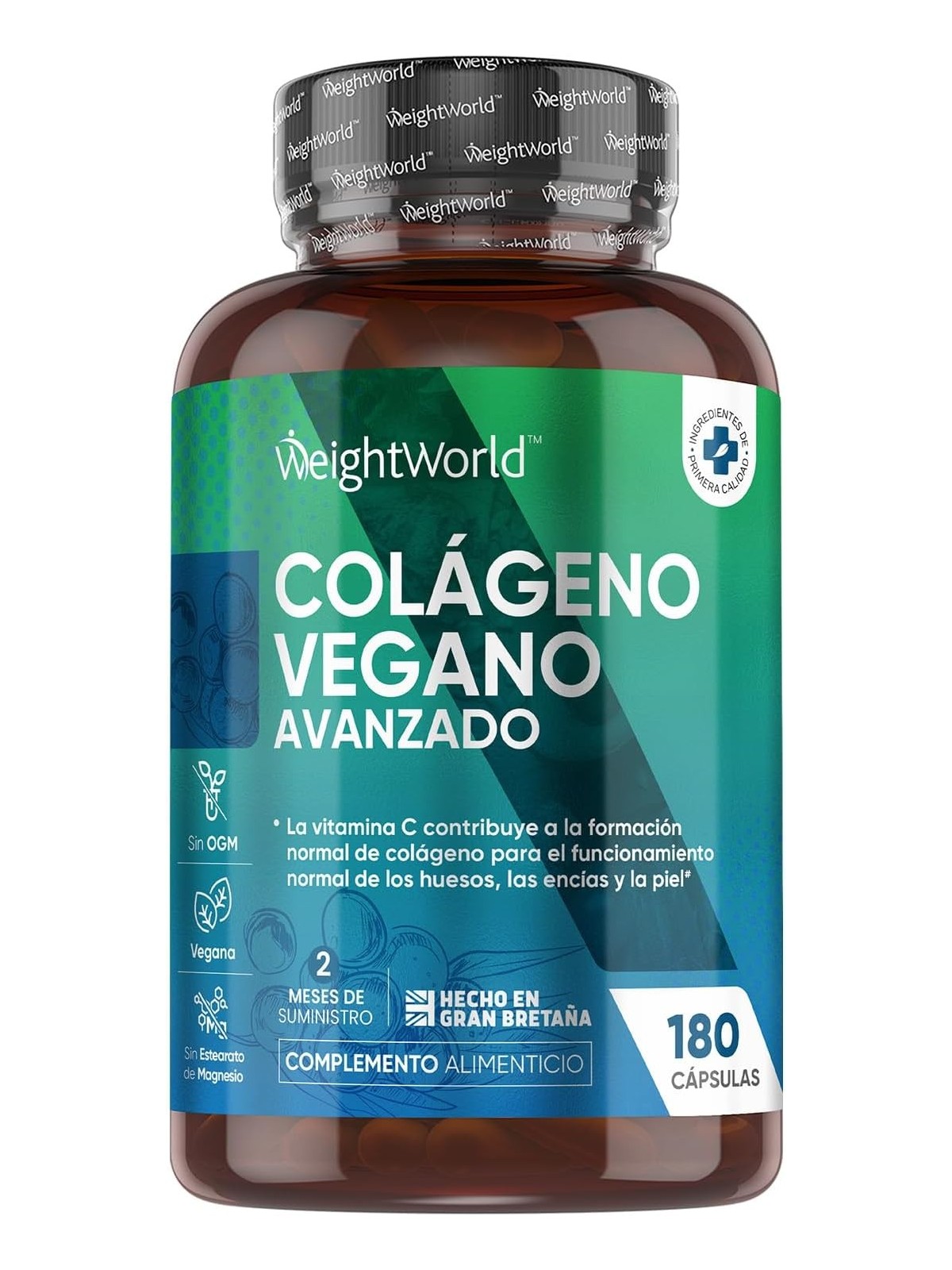 COLAGENO VEGANO ADVANCED 180 CAPSULAS WEIGHTWORLD