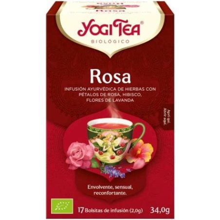 YOGI TEA ROSA BIO 17 BOLSITAS 34 GR