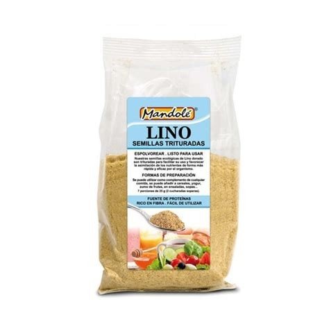 LINAZA POLVO DORADA TRITURADA MANDOLE 175 G