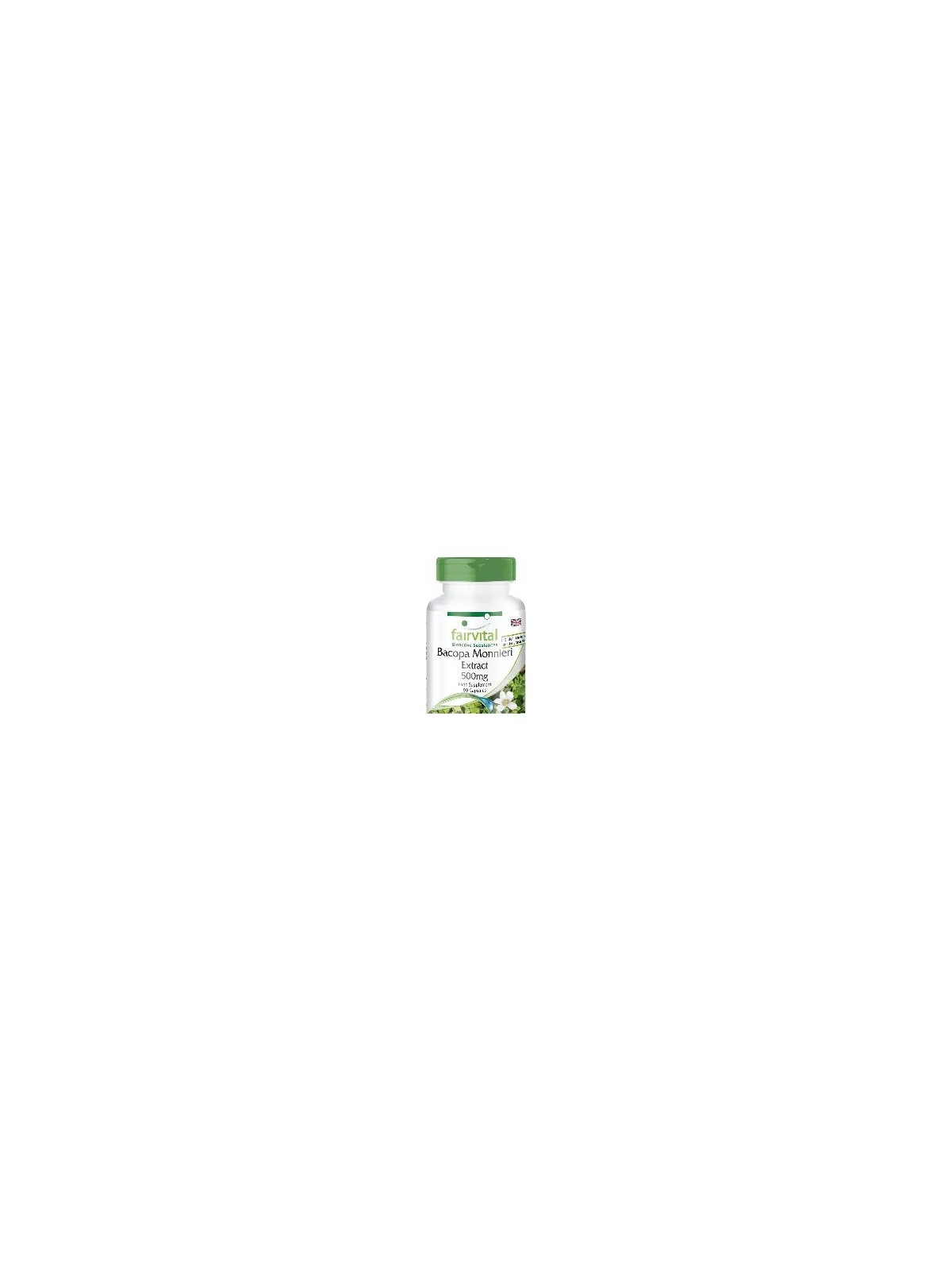BACOPA MONNIERI 500 GR 90 CAPSULAS FAIRVITAL