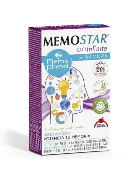 MEMOSTAR INFINITE 60 CAPSULAS DIETETICOS INTERSA