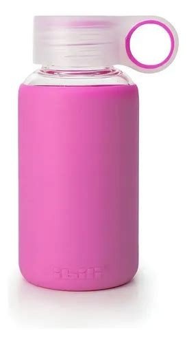 BOTELLA BOROSILICATO ROSA 330 ML