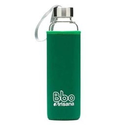 BOTELLA VERDE 550 ML BOROSILICATO CON NEOPRENO