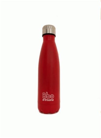 BOTELLA - TERMO DE ACERO INOXIDABLE ROJA 500ML - BBO IRISANA