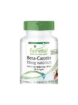 BETA CAROTENO 15 MG 90 PERLAS FAIRVITAL