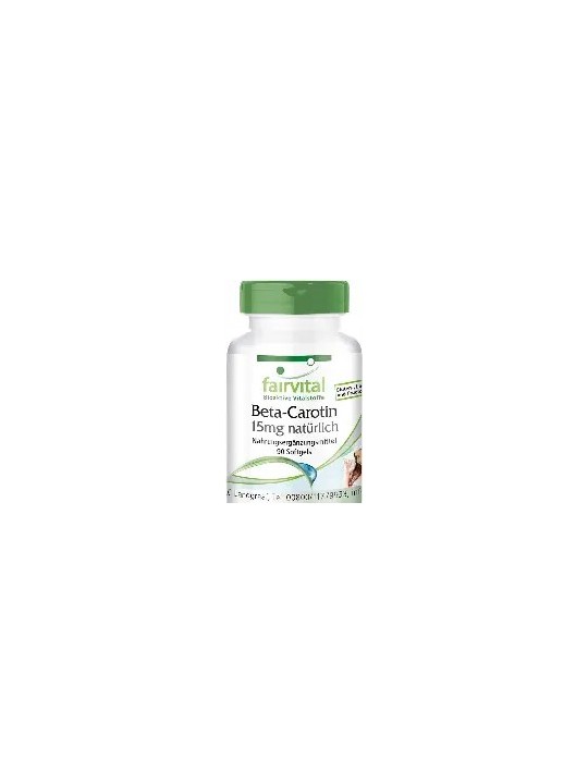 BETA CAROTENO 15 MG 90 PERLAS FAIRVITAL