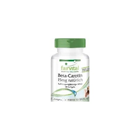 BETA CAROTENO 15 MG 90 PERLAS FAIRVITAL