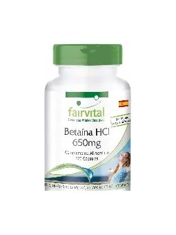 BETAINA HCL FAIRVITAL 120 CAPSULAS