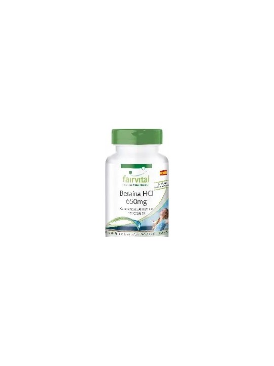 BETAINA HCL FAIRVITAL 120 CAPSULAS