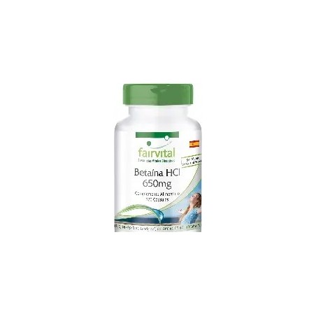 BETAINA HCL FAIRVITAL 120 CAPSULAS