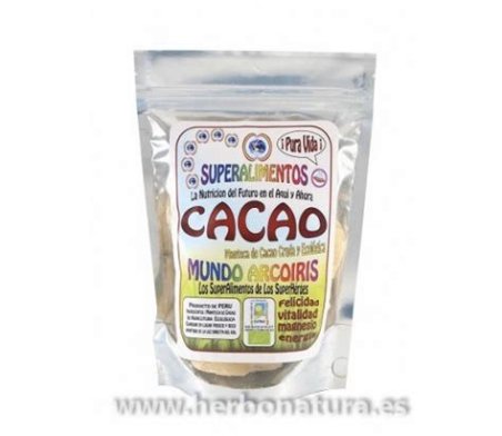 MANTECA DE CACAO CRUDA 250 G ARCOIRIS