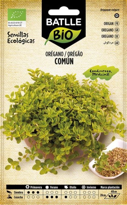 SEMILLA OREGANO COMUN BATLLE