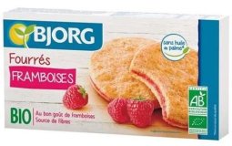 GALLETAS RELLENAS DE FRAMBUESA 175 G BJORG