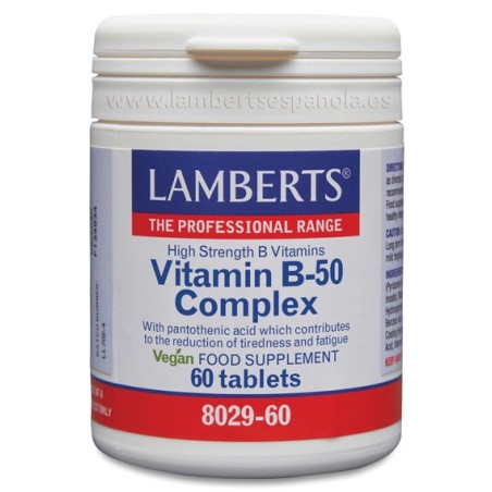 COMPLEJO B50 60 CAPSULAS LAMBERTS