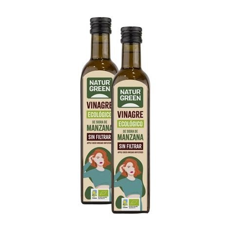 VINAGRE DE SIDRA DE MANZANA 500ML NATURGREEN