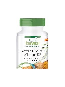 BOSWELLIA CURCUMINA D3 120 TABLETAS FAIRVITAL