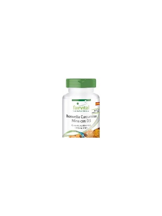BOSWELLIA CURCUMINA D3 120 TABLETAS FAIRVITAL