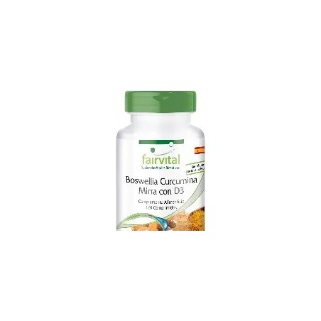 BOSWELLIA CURCUMINA D3 120 TABLETAS FAIRVITAL